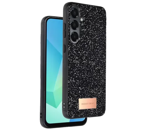 Samsung Galaxy A56 Bright Simli Kapak - Siyah