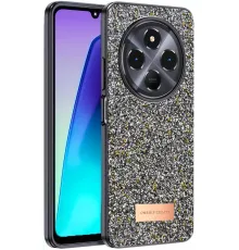 Redmi 14C Bright Simli Kapak - Gümüş