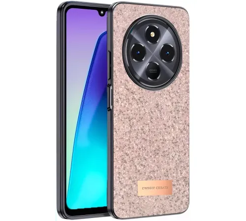 Redmi 14C Bright Simli Kapak - Pembe