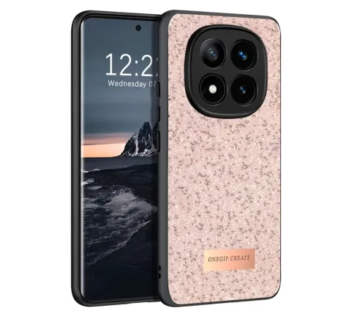 Redmi Note 14 Pro 4G Bright Simli Kapak - Pembe