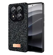 Redmi Note 14 Pro 5G Bright Simli Kapak - Siyah
