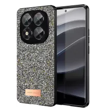 Redmi Note 14 Pro 5G Bright Simli Kapak - Gümüş