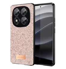 Redmi Note 14 Pro 5G Bright Simli Kapak - Pembe