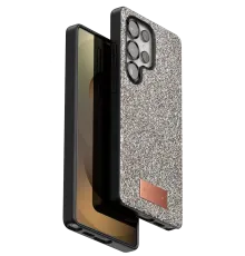 Samsung Galaxy S25 Ultra Bright Simli Kapak - Gold