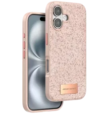 Apple iPhone 16 Plus Bright Simli Kapak - Pembe