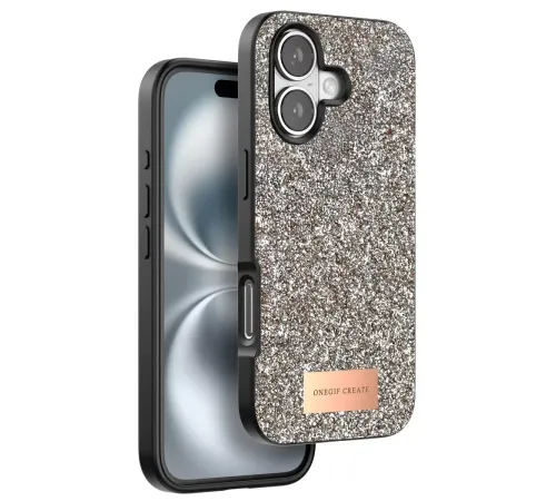 Apple iPhone 16 Plus Bright Simli Kapak - Gold