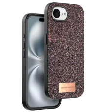 Apple iPhone 16E Bright Simli Kapak - Derin Mor