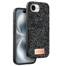 Apple iPhone 16E Bright Simli Kapak - Siyah