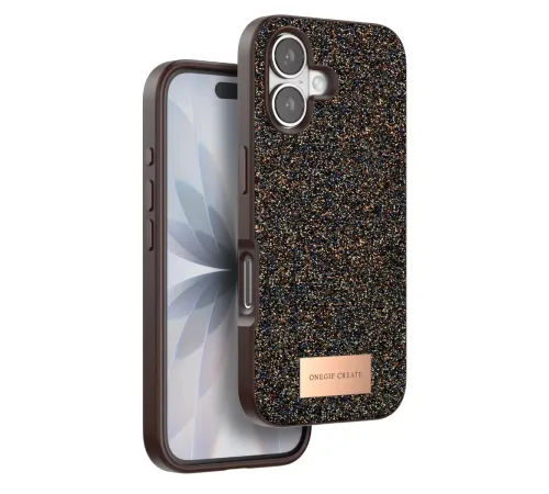 Apple iPhone 17 Bright Simli Kapak - Gold