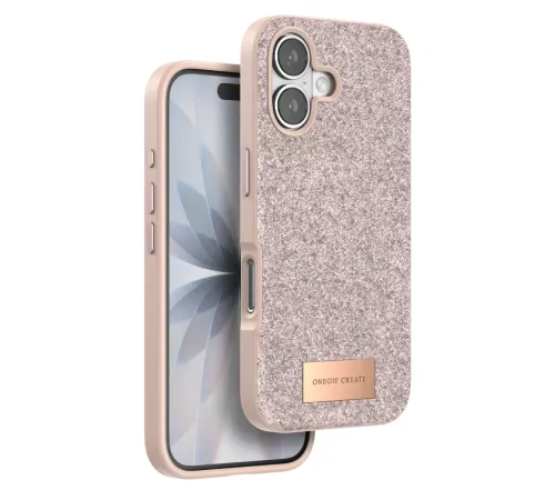 Apple iPhone 17 Bright Simli Kapak - Pembe