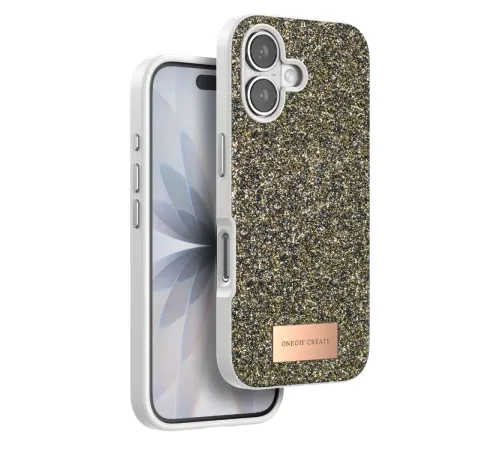 Apple iPhone 17 Bright Simli Kapak - Çöl Titanyum