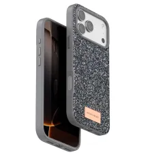 Apple iPhone 17 Pro Bright Simli Kapak - Gümüş