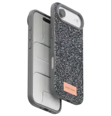Apple iPhone 17 Air Bright Simli Kapak - Gümüş