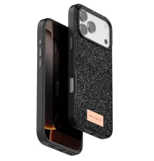 Apple iPhone 17 Pro Max Bright Simli Kapak - Siyah