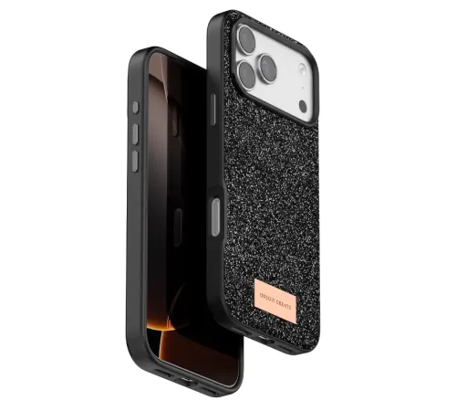Apple iPhone 17 Pro Max Bright Simli Kapak - Siyah