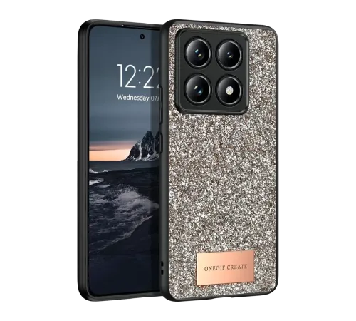 Mi 14T Pro Bright Simli Kapak - Gold