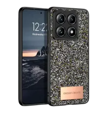 Mi 14T Pro Bright Simli Kapak - Gümüş