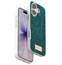 Apple iPhone 17 Bright Simli Kapak - Koyu Yeşil