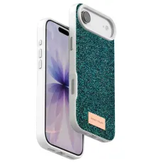 Apple iPhone 17 Air Bright Simli Kapak - Koyu Yeşil
