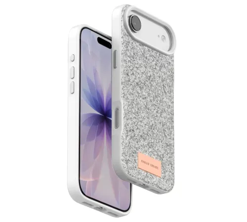Apple iPhone 17 Air Bright Simli Kapak - Beyaz