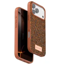 Apple iPhone 17 Pro Bright Simli Kapak - Turuncu