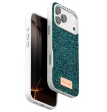 Apple iPhone 17 Pro Max Bright Simli Kapak - Koyu Yeşil