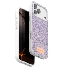 Apple iPhone 17 Pro Max Bright Simli Kapak - Lila