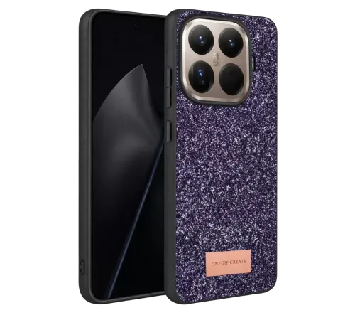 Mi 15T Pro Bright Simli Kapak - Derin Mor