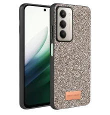 Redmi 15 4G Bright Simli Kapak - Gümüş