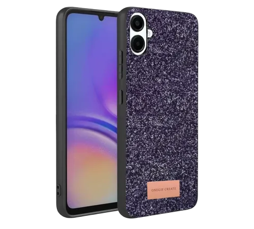 Samsung Galaxy A07 4G Bright Simli Kapak - Derin Mor