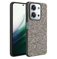 Redmi 15C 4G Bright Simli Kapak - Gümüş