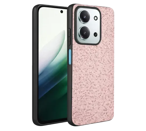 Redmi 15C 4G Bright Simli Kapak - Pembe