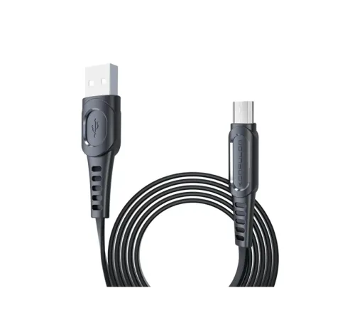 DC01 Süper Hızlı Micro USB Kablo 1M 2.4A - Siyah