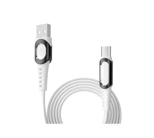 DC01 Süper Hızlı Micro USB Kablo 1M 2.4A - Beyaz