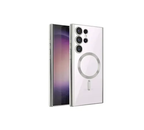 Samsung Galaxy S23 Ultra Kılıf Kross Magneticsafe Kapak - Titan Gri