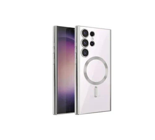 Samsung Galaxy S23 Ultra Kılıf Kross Magneticsafe Kapak - Titan Gri