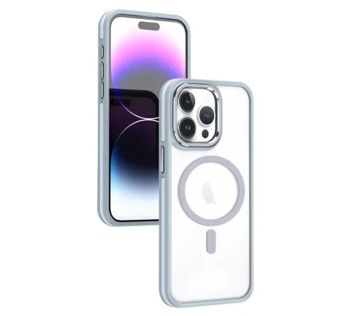 Apple iPhone 15 Pro Max Winner Magsafe Kapak - Gri