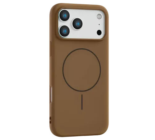 Apple iPhone 17 Pro Max Jully Magsafe Kapak - Kahverengi