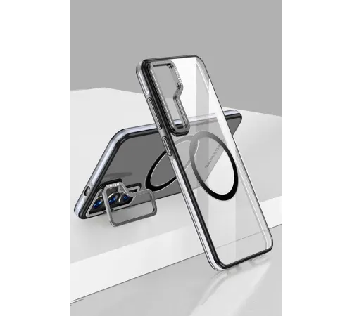 Samsung Galaxy S24 Crystal Magsafe Kapak - Siyah