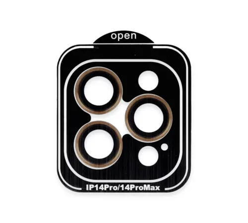 Apple iPhone 14 Pro Max PVD Metal Kamera Lens - Turuncu