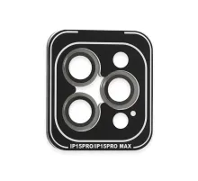 Apple iPhone 15 Pro Max PVD Metal Kamera Lens - Gri