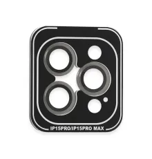 Apple iPhone 15 Pro Max PVD Metal Kamera Lens - Gri