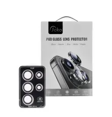 Samsung Galaxy S24 Ultra PVD Metal Kamera Lens - Pembe
