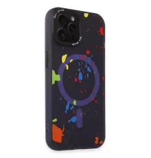 Apple iPhone 14 Pro Colorful Magsafe Kapak - Derin Mor