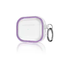 Apple Airpods Pro 2 (2.nesil) Shiny Şeffaf Kılıf - Mor