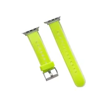 Apple Watch 38mm Jelly Silikon Kordon - Yeşil