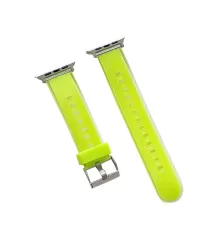 Apple Watch 38mm Jelly Silikon Kordon - Yeşil