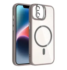 Apple iPhone 11 Remim Lensli Magsafe Standlı Kapak - Titan Gri