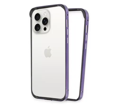 Apple iPhone 14 Pro Land Bumper Koruma Kapak - Derin Mor