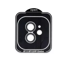 Apple iPhone 11 PVD Metal Kamera Lens - Siyah